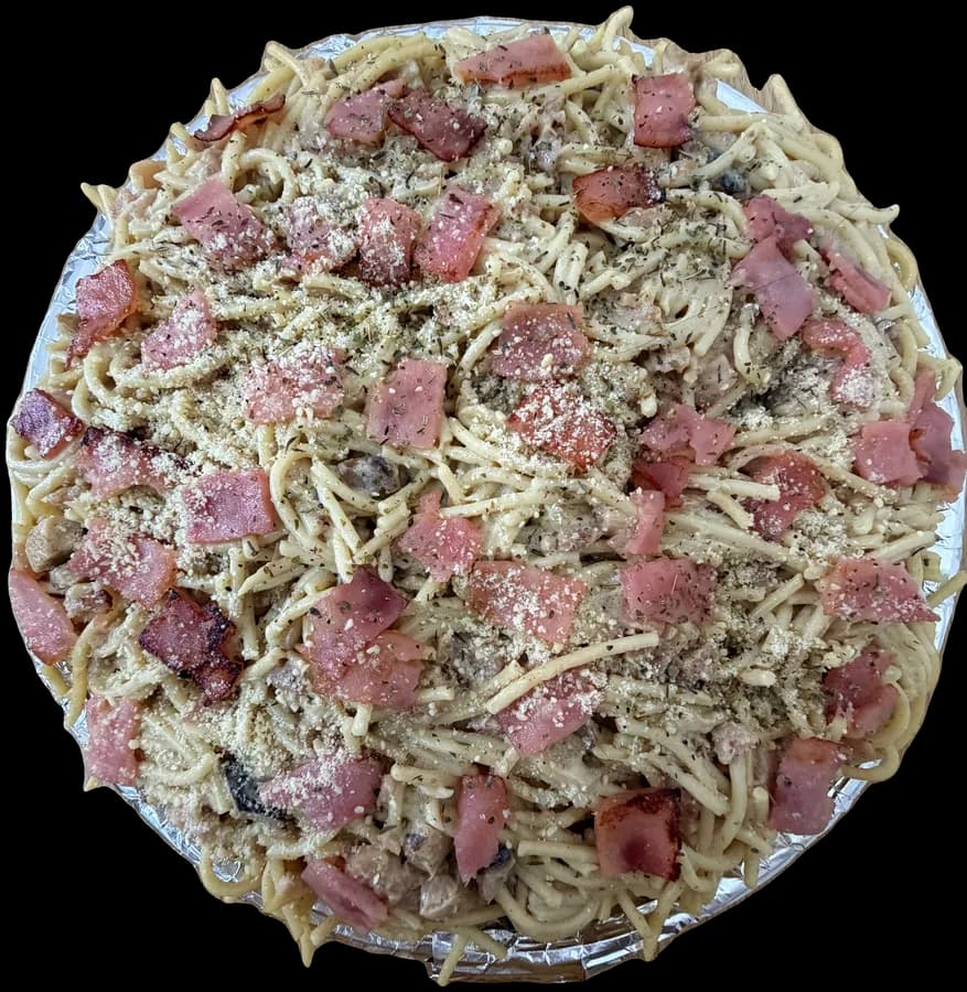 Carbonara served at an event