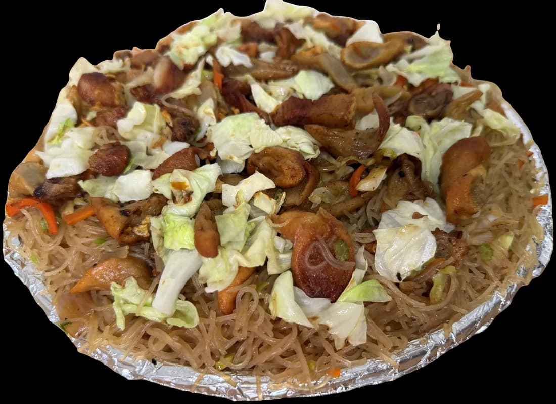 Fiesta Platter pancit bihon bilao with vegetables and meat