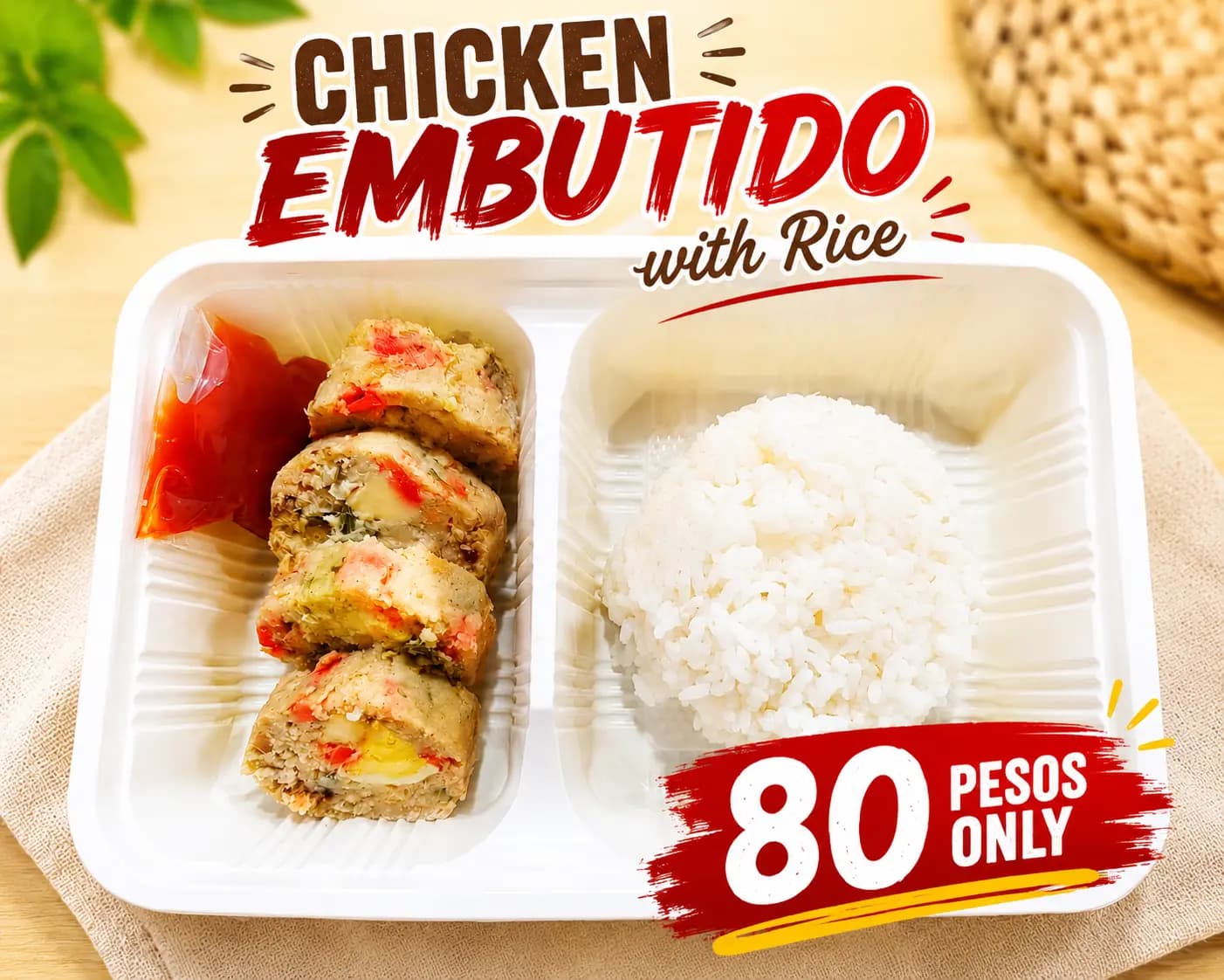 Fiesta Platter bento embutido individual pack